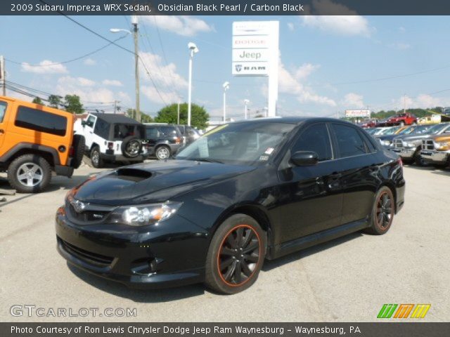 2009 Subaru Impreza WRX Sedan in Obsidian Black Pearl