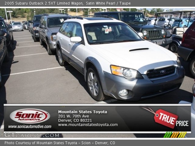 2005 Subaru Outback 2.5XT Limited Wagon in Satin White Pearl