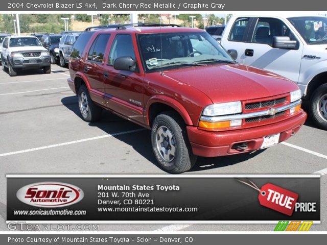 2004 Chevrolet Blazer LS 4x4 in Dark Cherry Red Metallic