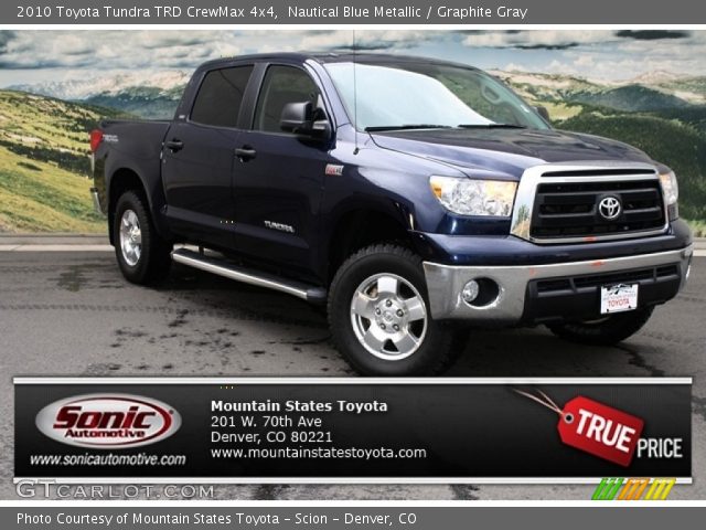 2010 Toyota Tundra TRD CrewMax 4x4 in Nautical Blue Metallic
