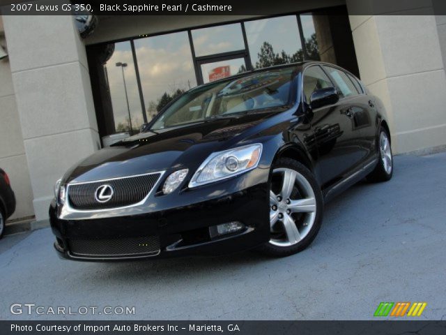 2007 Lexus GS 350 in Black Sapphire Pearl