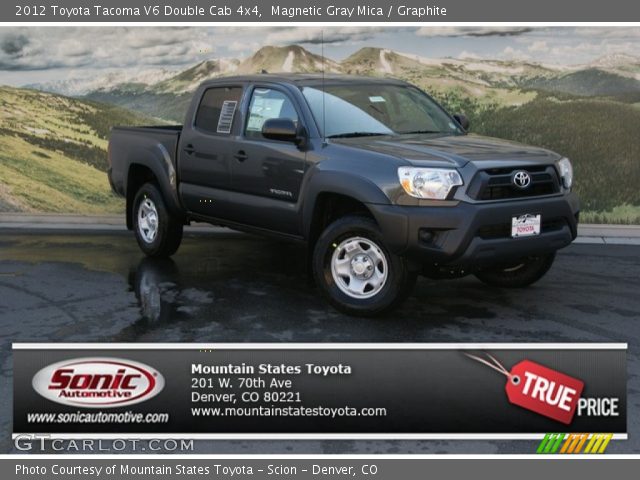 2012 Toyota Tacoma V6 Double Cab 4x4 in Magnetic Gray Mica