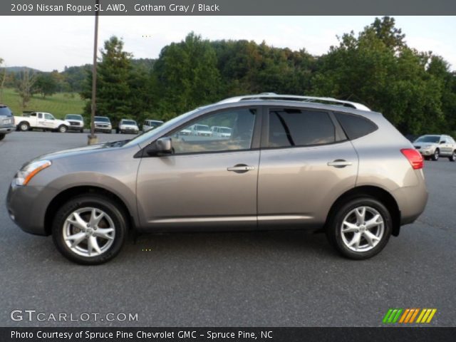 2009 Nissan Rogue SL AWD in Gotham Gray