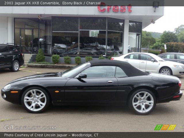 2003 Jaguar XK XK8 Convertible in Ebony Black