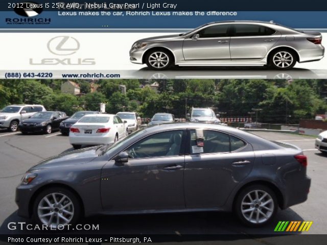 2012 Lexus IS 250 AWD in Nebula Gray Pearl