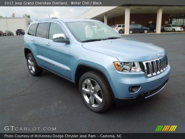 2012 Jeep Grand Cherokee Overland in Winter Chill