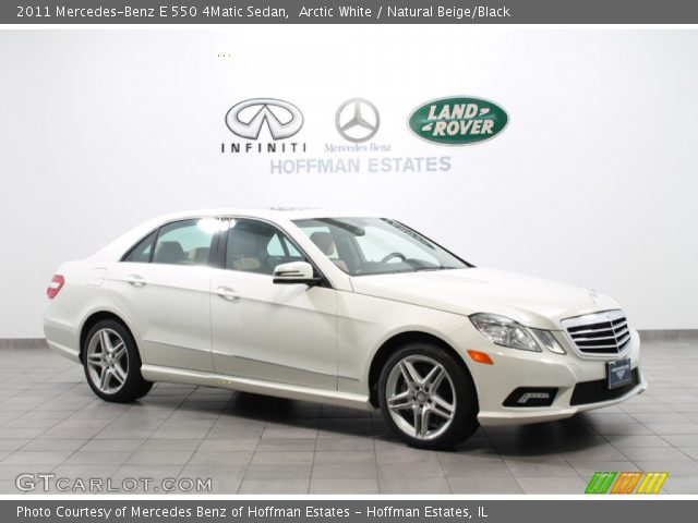 2011 Mercedes-Benz E 550 4Matic Sedan in Arctic White