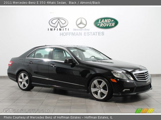 2011 Mercedes-Benz E 350 4Matic Sedan in Black