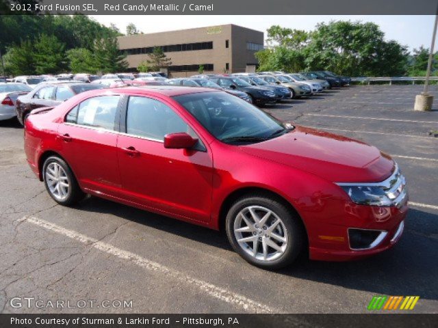 2012 Ford Fusion SEL in Red Candy Metallic
