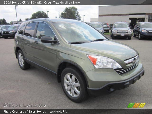 2009 Honda CR-V EX 4WD in Green Tea Metallic
