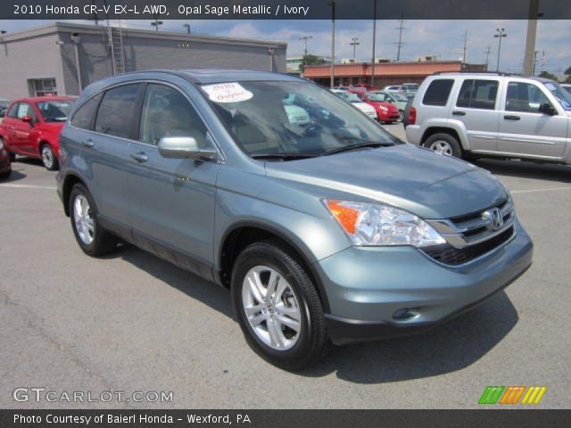 2010 Honda CR-V EX-L AWD in Opal Sage Metallic