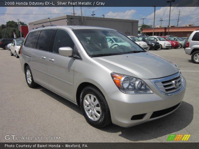 2008 Honda Odyssey EX-L in Silver Pearl Metallic
