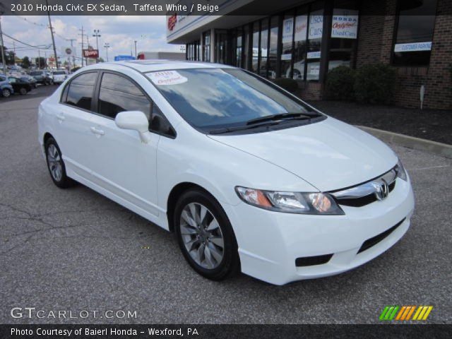 2010 Honda Civic EX Sedan in Taffeta White