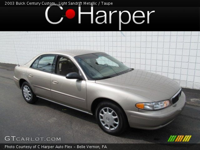 2003 Buick Century Custom in Light Sandrift Metallic