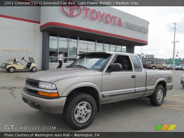 2001 Chevrolet S10 LS Extended Cab 4x4 in Light Pewter Metallic