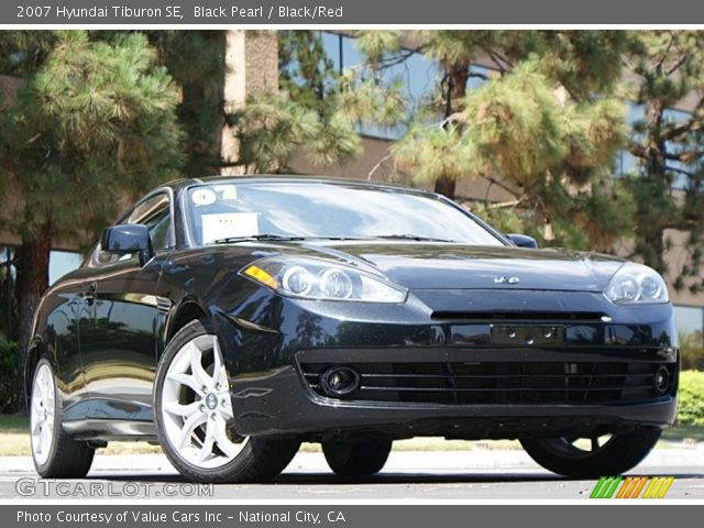 2007 Hyundai Tiburon SE in Black Pearl