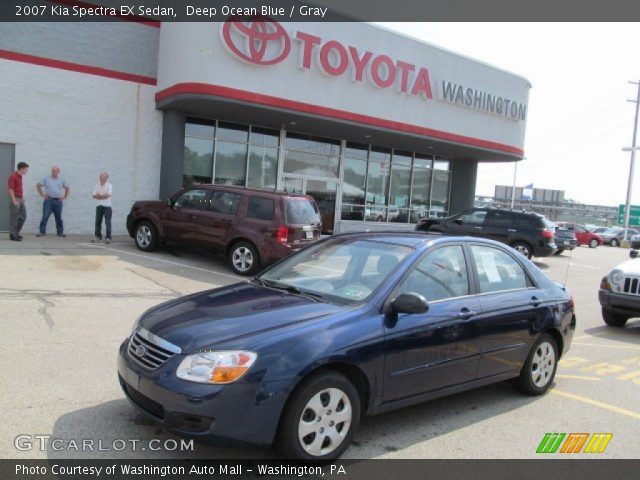 2007 Kia Spectra EX Sedan in Deep Ocean Blue