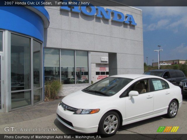 2007 Honda Civic LX Sedan in Taffeta White