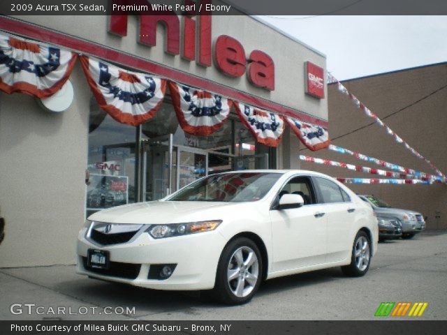 2009 Acura TSX Sedan in Premium White Pearl