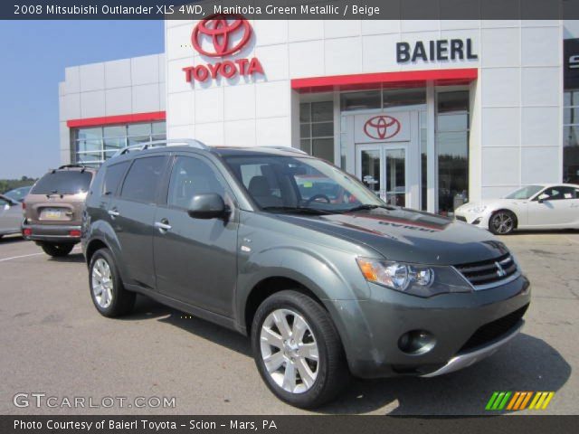 2008 Mitsubishi Outlander XLS 4WD in Manitoba Green Metallic