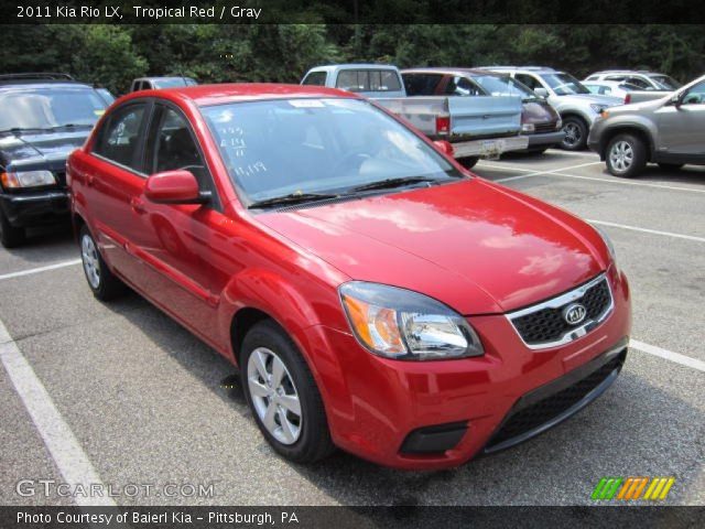 2011 Kia Rio LX in Tropical Red