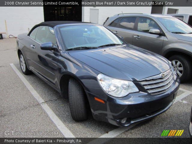 2008 Chrysler Sebring Limited Convertible in Modern Blue Pearl