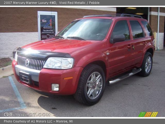 2007 Mercury Mariner Luxury 4WD in Vivid Red Metallic