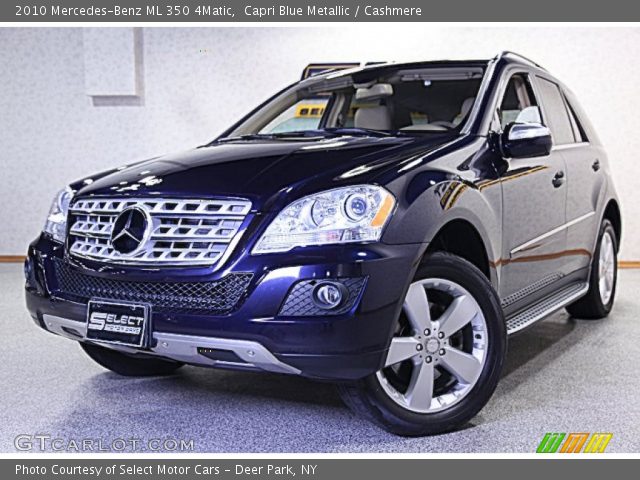 2010 Mercedes-Benz ML 350 4Matic in Capri Blue Metallic