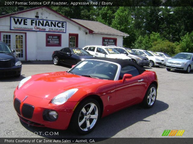 2007 Pontiac Solstice GXP Roadster in Aggressive Red