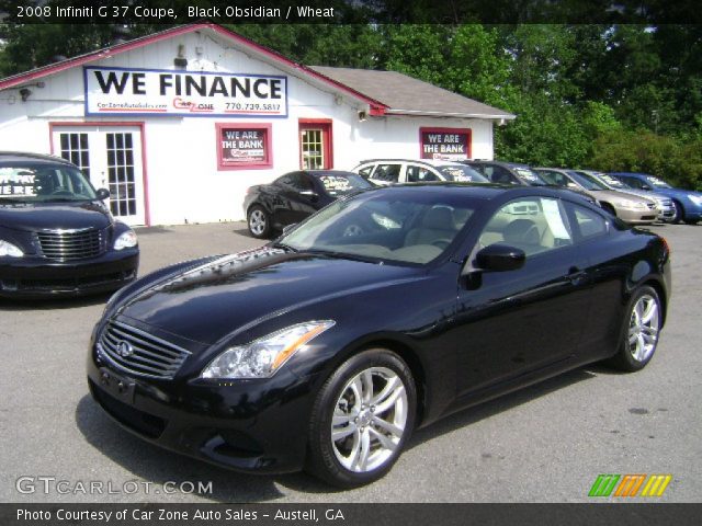 2008 Infiniti G 37 Coupe in Black Obsidian