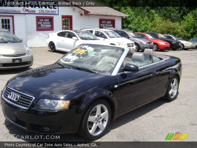 2004 Audi A4 3.0 Cabriolet in Brilliant Black