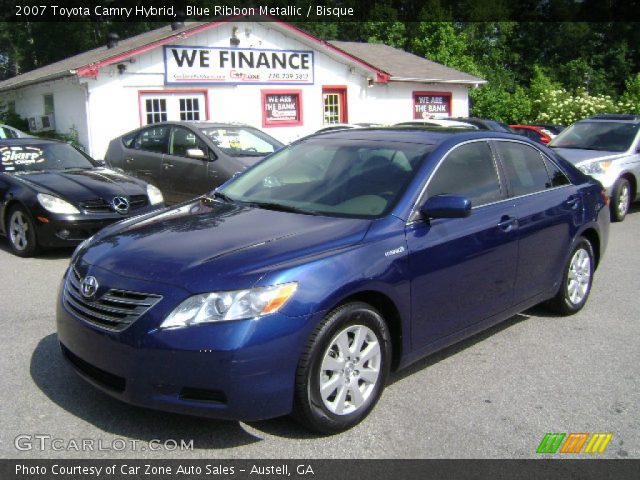 2007 Toyota Camry Hybrid in Blue Ribbon Metallic