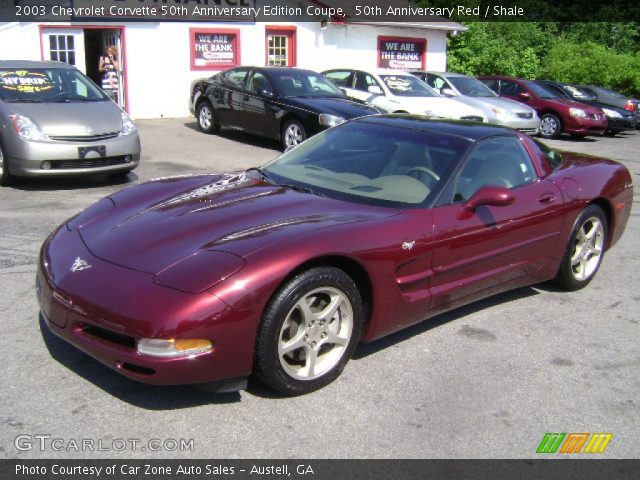 2003 Chevrolet Corvette 50th Anniversary Edition Coupe in 50th Anniversary Red
