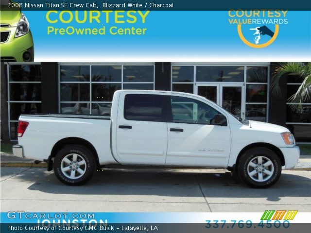 2008 Nissan Titan SE Crew Cab in Blizzard White