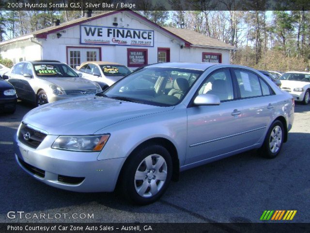 2008 Hyundai Sonata GLS in Silver Blue