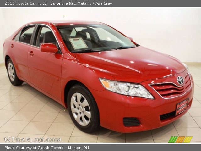 2010 Toyota Camry LE in Barcelona Red Metallic