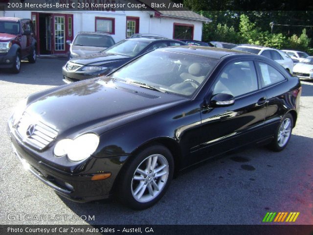 2003 Mercedes-Benz C 230 Kompressor Coupe in Black