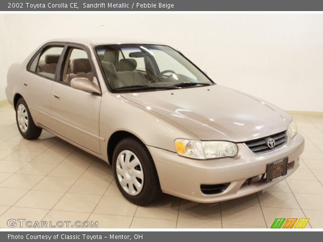 2002 Toyota Corolla CE in Sandrift Metallic