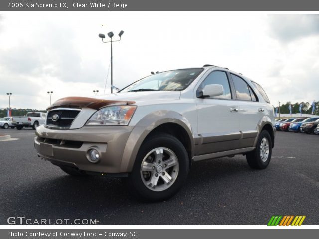 2006 Kia Sorento LX in Clear White