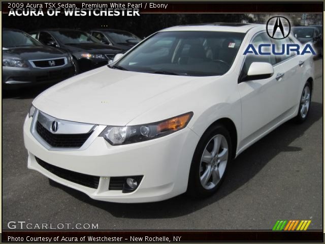 2009 Acura TSX Sedan in Premium White Pearl