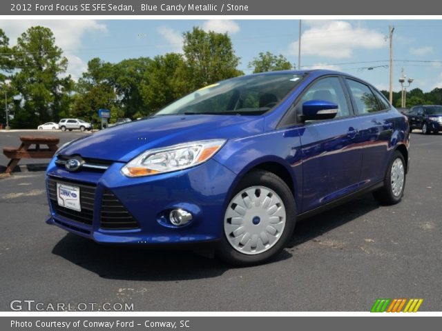 2012 Ford Focus SE SFE Sedan in Blue Candy Metallic