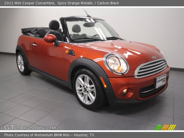 2011 Mini Cooper Convertible in Spice Orange Metallic