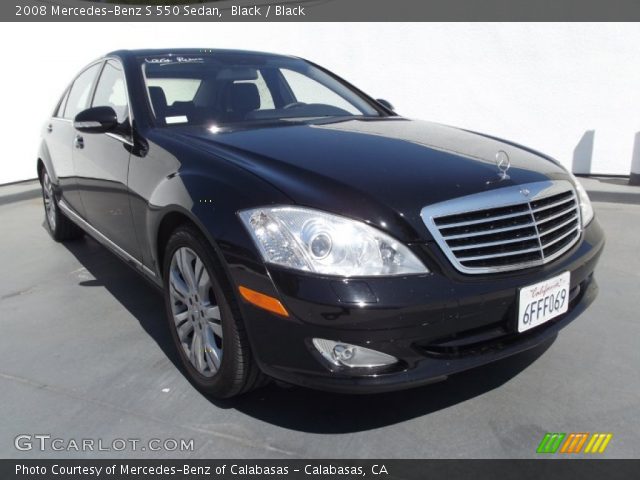 2008 Mercedes-Benz S 550 Sedan in Black