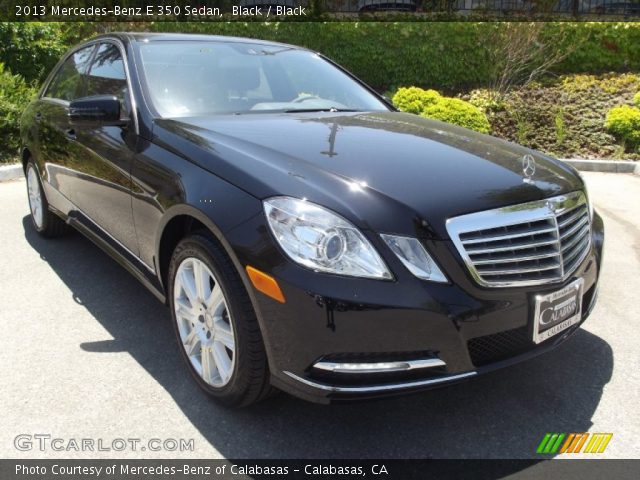 2013 Mercedes-Benz E 350 Sedan in Black