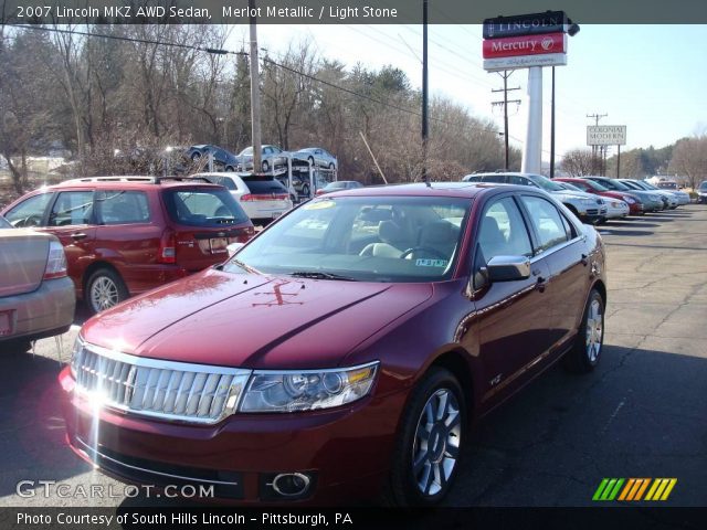 2007 Lincoln MKZ AWD Sedan in Merlot Metallic