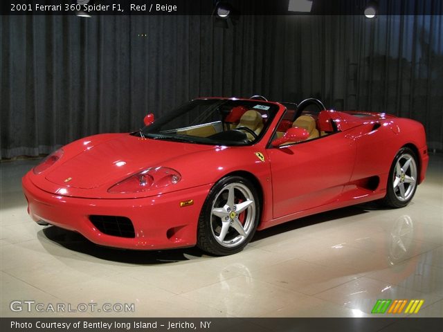 2001 Ferrari 360 Spider F1 in Red