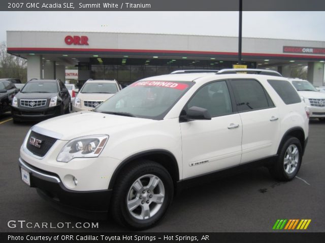 2007 GMC Acadia SLE in Summit White