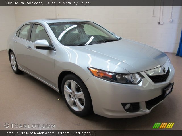 2009 Acura TSX Sedan in Palladium Metallic