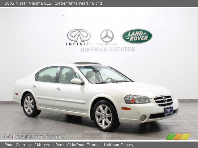 2003 Nissan Maxima GLE in Glacier White Pearl