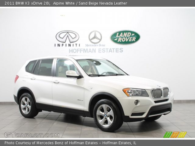 2011 BMW X3 xDrive 28i in Alpine White